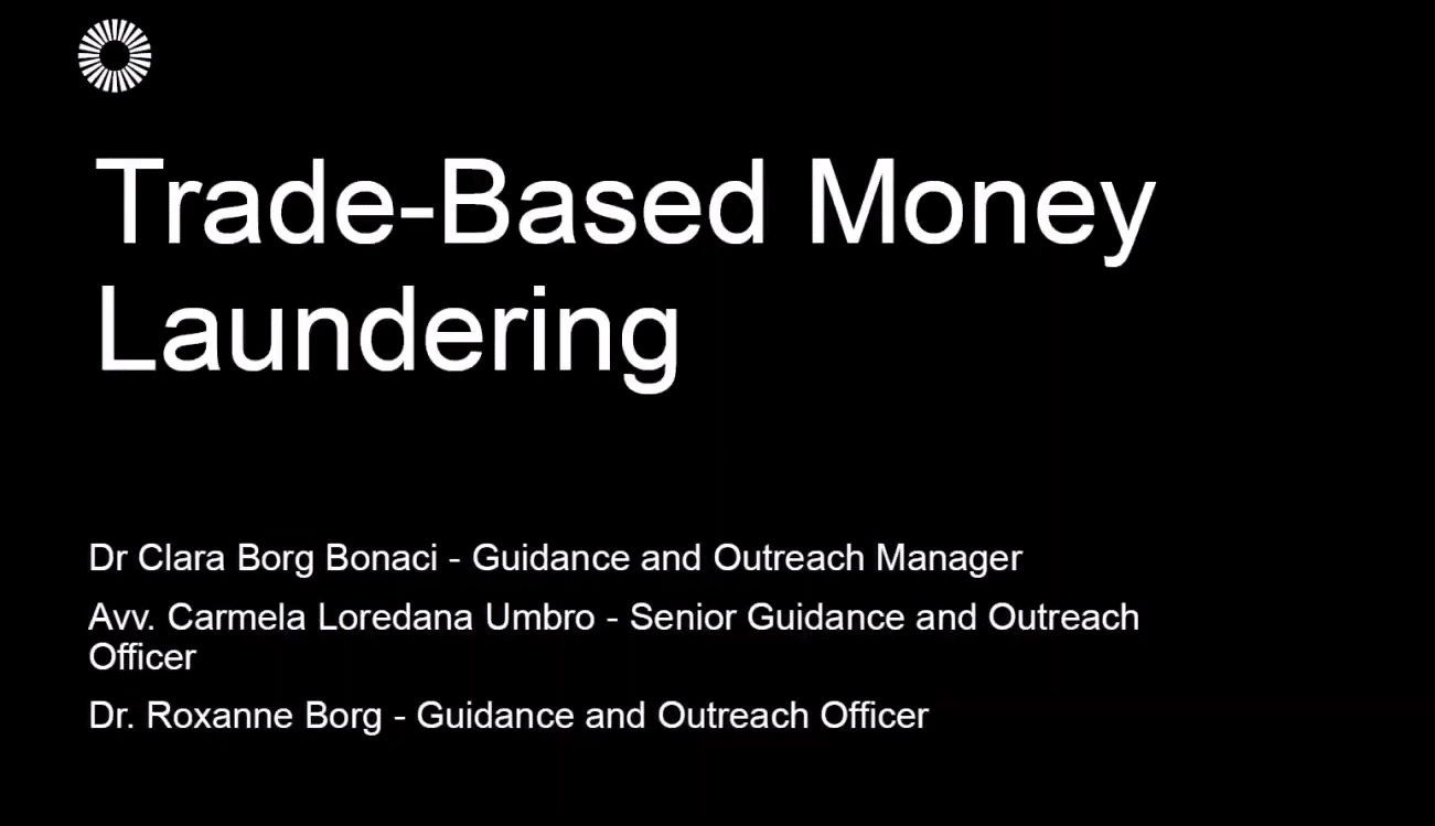 Webinar - Trade-Based Money Laundering