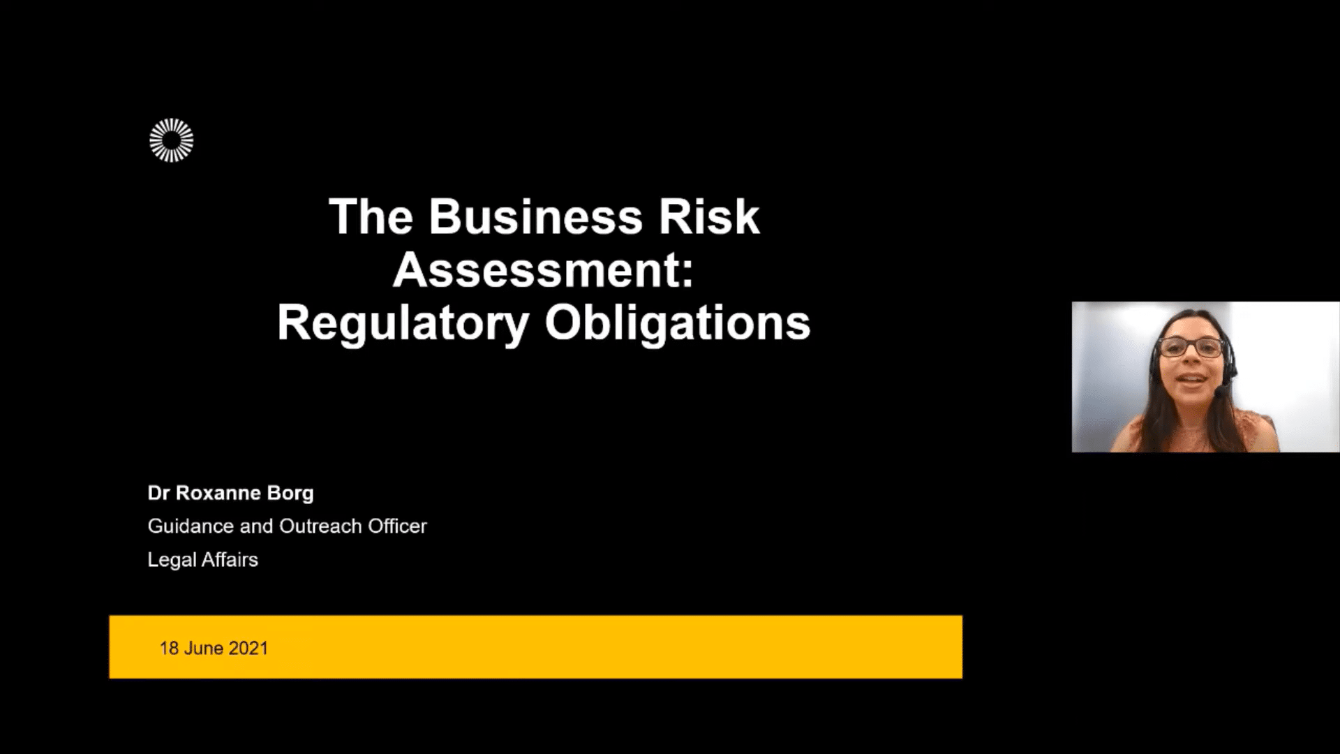 Webinar on the Business Risk Assessment